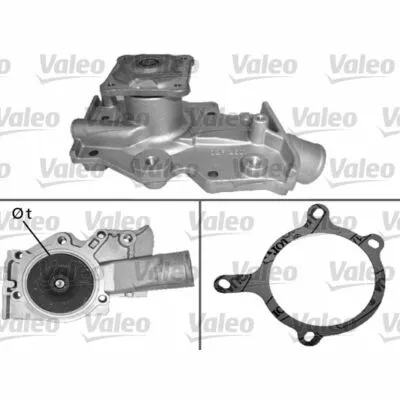 Offerta Speciale VALEO 506283 Pompa Dell’Acqua, Raffreddamento Motore