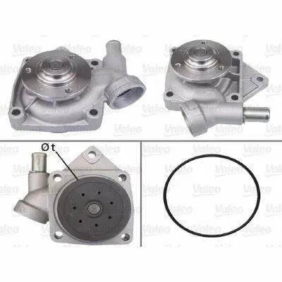 Prezzo Conveniente VALEO 506297 Pompa Dell’Acqua, Raffreddamento Motore