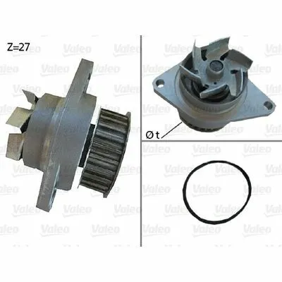 Bestseller VALEO 506385 Pompa Dell’Acqua, Raffreddamento Motore