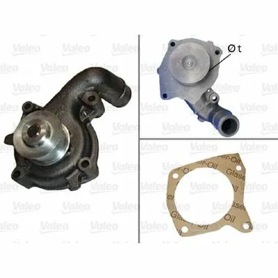Scelto Dai Clienti VALEO 506529 Pompa Dell’Acqua, Raffreddamento Motore