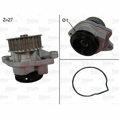 VALEO 506577 Pompa Dell’Acqua, Raffreddamento Motore Ultime Pezzi