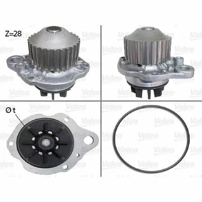 VALEO 506643 Pompa Dell’Acqua, Raffreddamento Motore Subito Disponibile
