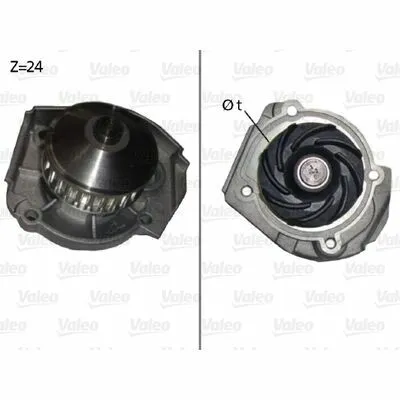 Economico VALEO 506640 Pompa Dell’Acqua, Raffreddamento Motore
