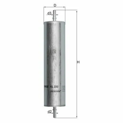 MAHLE KL 232 Filtro Carburante Reso Gratuito