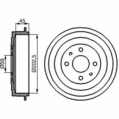 BOSCH 0 986 477 109 Tamburo Freno Direttamente Dal Produttore