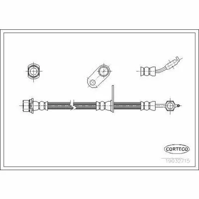 Bestseller CORTECO 19032715 Flessibile del Freno