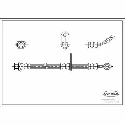 Offerta Speciale CORTECO 19032732 Flessibile del Freno