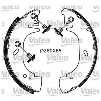 VALEO 554730 Kit Ganasce Freno Offerta Speciale