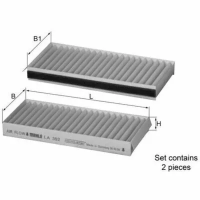 MAHLE LA 392/S Filtro, Aria Abitacolo Prezzo Ridotto