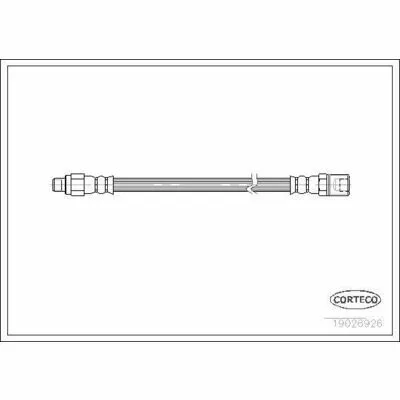 CORTECO 19026926 Flessibile del Freno Esclusivo