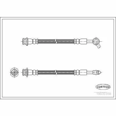 CORTECO 19032358 Flessibile del Freno Economico