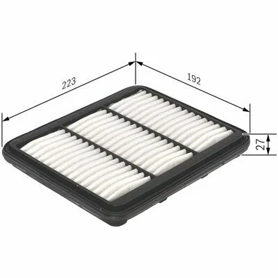 BOSCH F 026 400 167 Filtro Aria Quantità Limitata