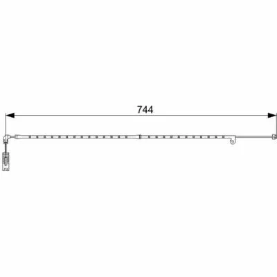 Prezzo Scontato BOSCH 1 987 473 021 Contatto Segnalazione, Usura Past. Freno/mat. d‘Attrito