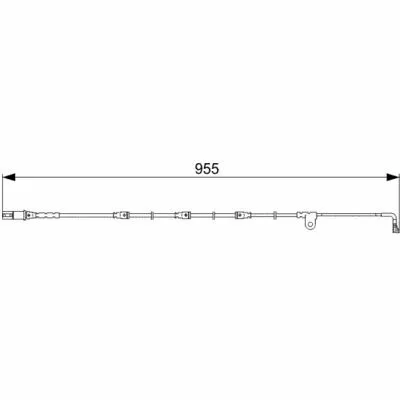 BOSCH 1 987 473 028 Contatto Segnalazione, Usura Past. Freno/mat. d‘Attrito Miglior Prezzo