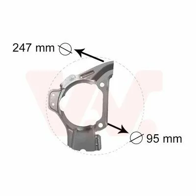 Acquista Ora VAN WEZEL 1754372 Lamiera Paraspruzzi, Disco Freno