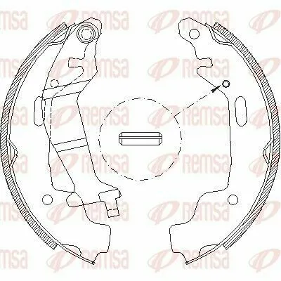 Di Tendenza REMSA 4145.00 Kit Ganasce Freno
