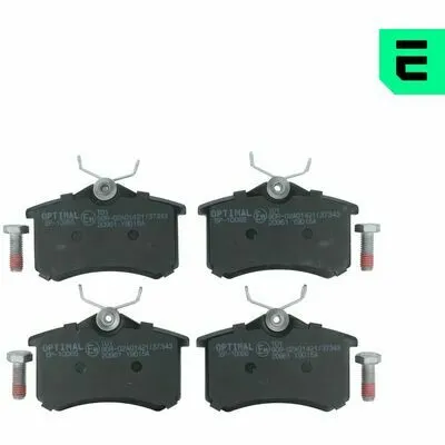 Must-Have OPTIMAL BP-10066 Kit Pastiglie Freno, Freno a Disco