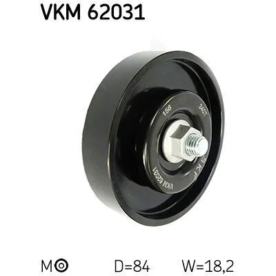 Spedizione Espresso SKF VKM 62031 Galoppino/Guidacinghia, Cinghia Poly-V