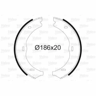 Pagamento Sicuro VALEO 564145 Kit Ganasce Freno