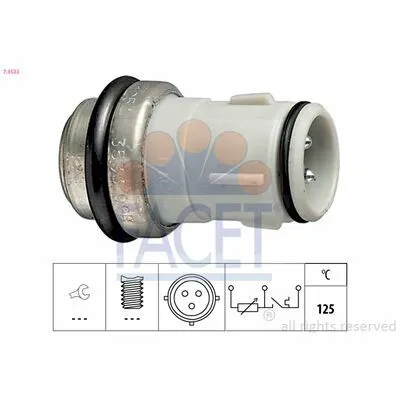 FACET Made in Italy - OE Equivalent 7.3533 Sensore, Temperatura Refrigerante Offerta Lampo