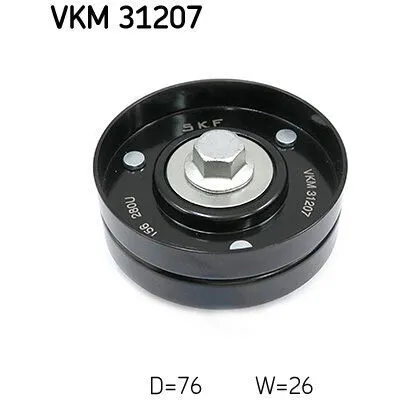 SKF VKM 31207 Galoppino/Guidacinghia, Cinghia Poly-V Promozione