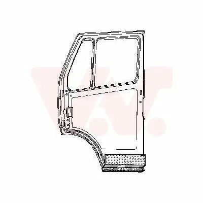 VAN WEZEL 1745272 Portiera, Carrozzeria Sconto