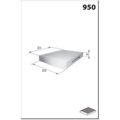 MISFAT HB264 Filtro, Aria Abitacolo Ultimissimo Modello