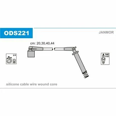 Novità JANMOR ODS221 Cavo Accensione