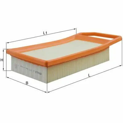 MAHLE LX 1619 Filtro Aria Consegna Rapida