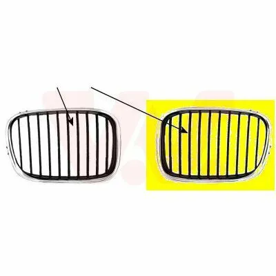 Offerta Limitata VAN WEZEL ** Equipart ** 0637511 Griglia Radiatore