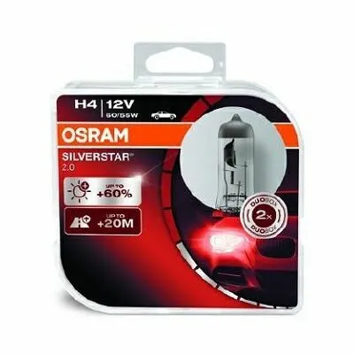 OSRAM SILVERSTAR 2.0 64193SV2-HCB Lampadina, Faro di Profondità Non Perdere