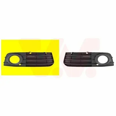 Reso Gratuito VAN WEZEL ** Equipart ** 0327596 Griglia di Ventilazione, Paraurti