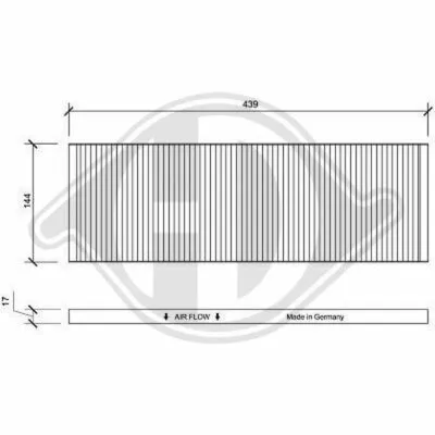 DIEDERICHS Climate DCI0046 Filtro, Aria Abitacolo Soddisfatti O Rimborsati