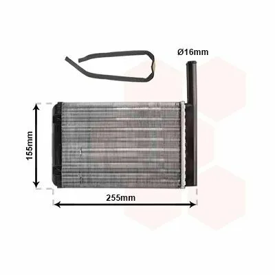 Miglior Prezzo VAN WEZEL 18006134 Scambiatore Calore, Riscaldamento Abitacolo