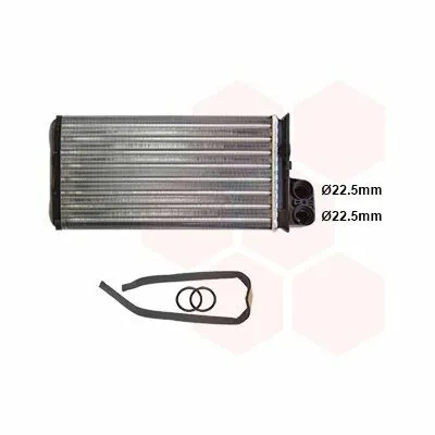 VAN WEZEL *** IR PLUS *** 40006015 Scambiatore Calore, Riscaldamento Abitacolo Nuova Collezione