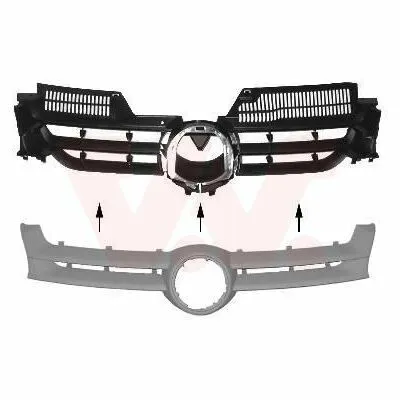 Novità VAN WEZEL ** Equipart ** 5894510 Griglia Radiatore