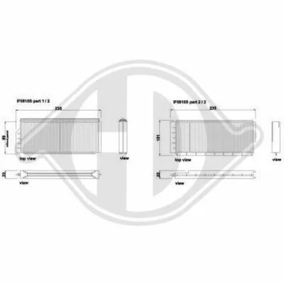 DIEDERICHS Climate DCI0810S Filtro, Aria Abitacolo Quantità Limitata