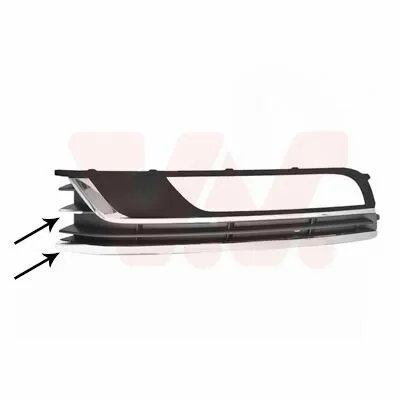 Consegna Rapida VAN WEZEL ** Equipart ** 5740595 Griglia di Ventilazione, Paraurti