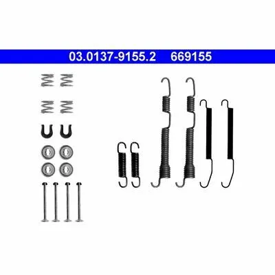 ATE 03.0137-9155.2 Kit Accessori, Ganasce Freno Prezzo Scontato