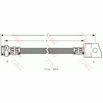 TRW PHA347 Flessibile del Freno Offerta Lampo