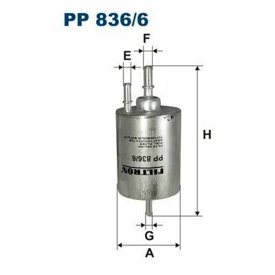FILTRON PP 836/6 Filtro Carburante Solo Oggi