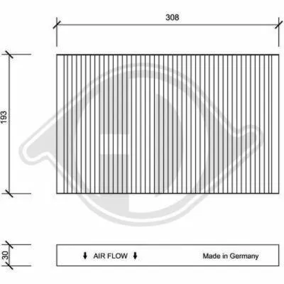 Novità DIEDERICHS Climate DCI1029 Filtro, Aria Abitacolo