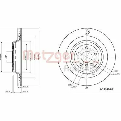 Acquista Ora METZGER GREENPARTS 6110830 Disco Freno