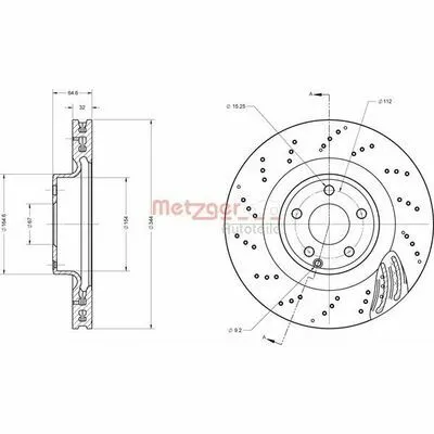METZGER 6110832 Disco Freno Ultimissimo Modello