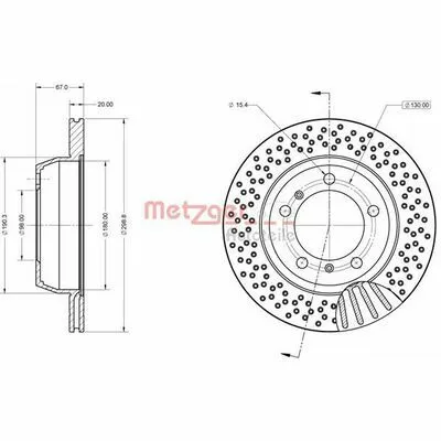 Compra Online METZGER 6110860 Disco Freno