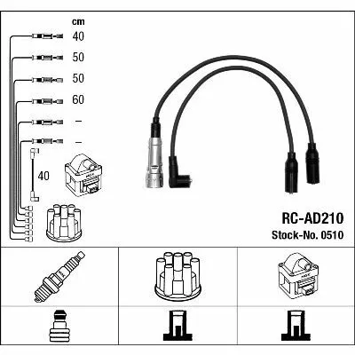 Sconto NGK 0510 Cavo Accensione
