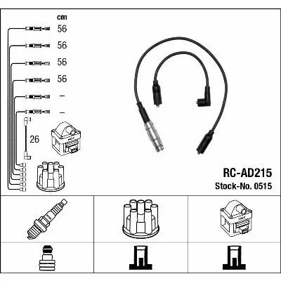 NGK 0515 Cavo Accensione Novità