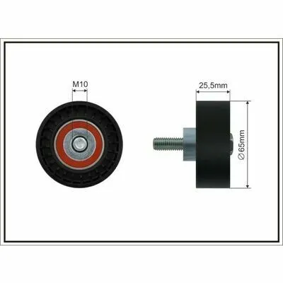 Offerta Limitata CAFFARO 05-19 Galoppino/Guidacinghia, Cinghia Poly-V