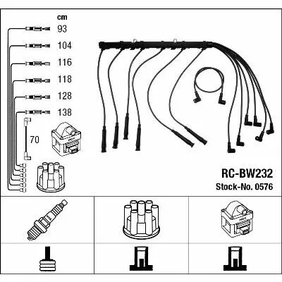 NGK 0576 Cavo Accensione Compra Online