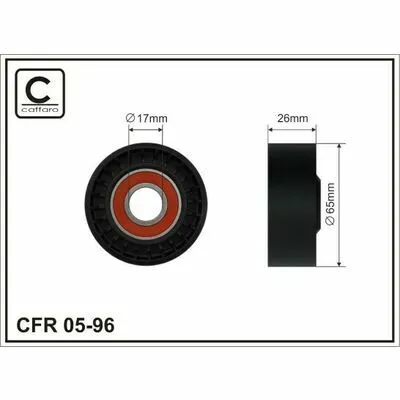 Compra Oggi Stesso CAFFARO 05-96 Galoppino/Guidacinghia, Cinghia Poly-V